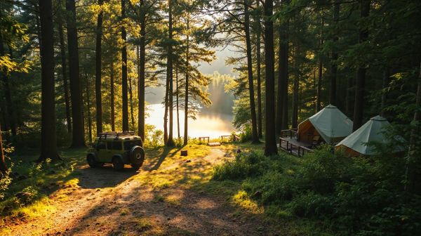 Top 10 séjours en camping haut de gamme en pleine nature